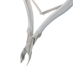 HNRD-C085 Round Head , (Matt Grey), Jaw 14, Double Spring Cuticle Nipper Stainless Steel 420