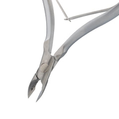 HNRD-C088 Round Head , (Matt Grey), Jaw 16, Double Spring Cuticle Nipper Stainless Steel 420