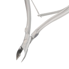 HNRD-C089 Round Head , (Polish Grey), Jaw 16, Double Spring Cuticle Nipper Stainless Steel 420