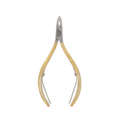 HNSQ-D108 Square Head , (Half Gold), Jaw 16 , Double Spring Cuticle Nipper Stainless Steel 420