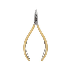 HNSS-D111  Semi-Square Head , (Half Gold), Jaw 14 , Double Spring Cuticle Nipper Stainless Steel 420