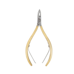 HNSS-D114 Semi-Square Head , (Half Gold), Jaw 16 , Double Spring Cuticle Nipper Stainless Steel 420