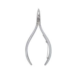 HNSQ-D093 Square Head Cuticle Nipper, Jaw 16, Single Spring, Matt Grey, Stainless Steel 420