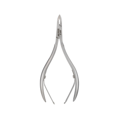 HNSQ-C074 Square Head , (Polish Grey), Jaw 14, Double Spring Cuticle Nipper Stainless Steel 420
