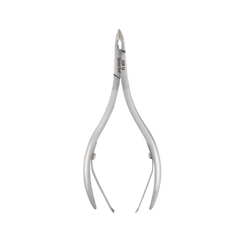 HNSS-C080 Semi-Square Head, (Polish Grey), Jaw 14, Double Spring Cuticle Nipper Stainless Steel 420