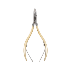 HNRD-C090 Round Head , (Half Gold), Jaw 16, Double Spring Cuticle Nipper Stainless Steel 420